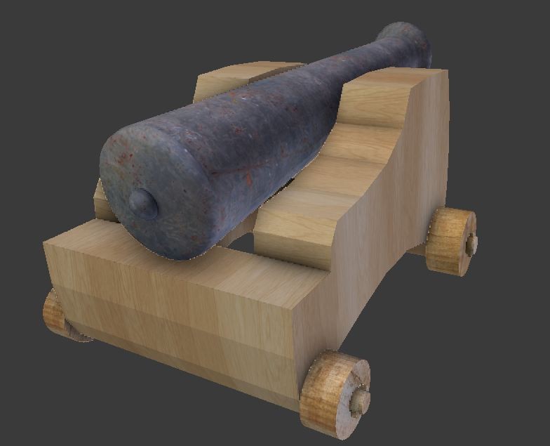 Rigged deck Cannon preview image 1